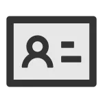 Idcard SVG Icon